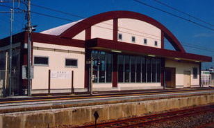駅のホームの写真