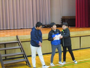 ６年生を送る会準備5