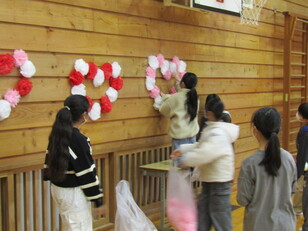 ６年生を送る会準備4
