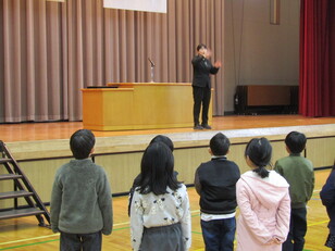 ３学期始業式２