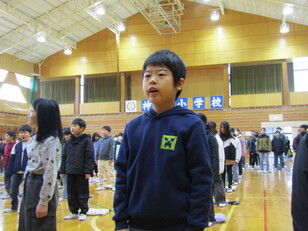 ３学期始業式３