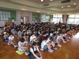 １学期終業式１