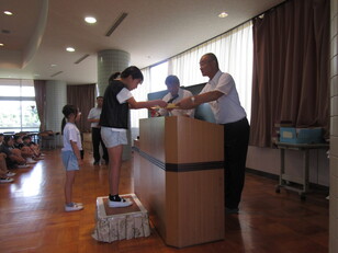１学期終業式２
