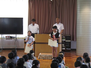 １学期終業式３