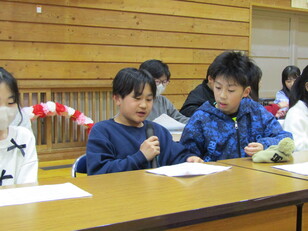 ６年生を送る会１