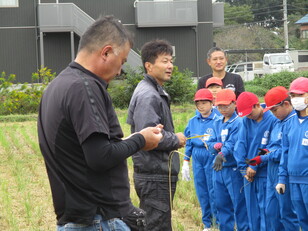 稲刈り体験７