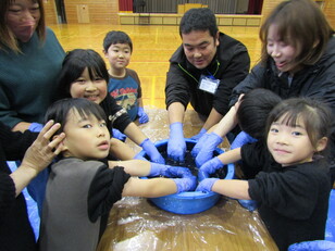 親子藍染め体験５