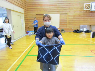 親子藍染め体験８