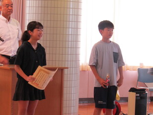 １学期終業式1