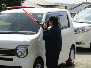 ドライブスルー型引き渡し訓練2