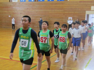 陸上部壮行会1