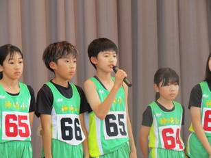 陸上部壮行会5