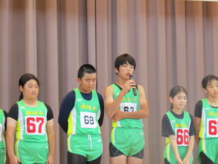 陸上部壮行会6