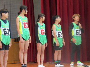 陸上部壮行会3