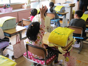 ランドセルカバー贈呈式6