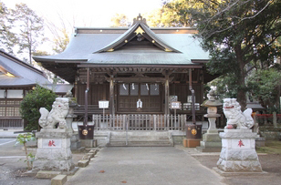 神崎神社の境内の写真
