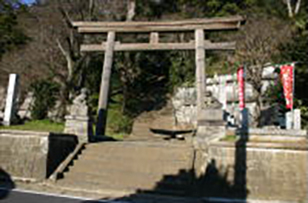 神崎神の鳥居の写真